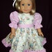American Girl Doll Clothes 18 inch doll dress and pantaloons. Floral print dress and Pantaloons.One of a kind