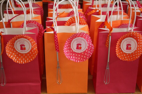 Baking Birthday Party Circle Custom Favor Tags Il_570xn