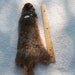real animal tanned squirrel skin hide pelt fur part