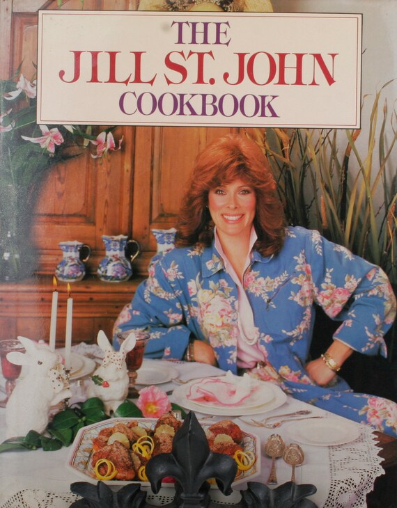 Items similar to Vintage Rare Cookbook The Jill St. John Cookbook