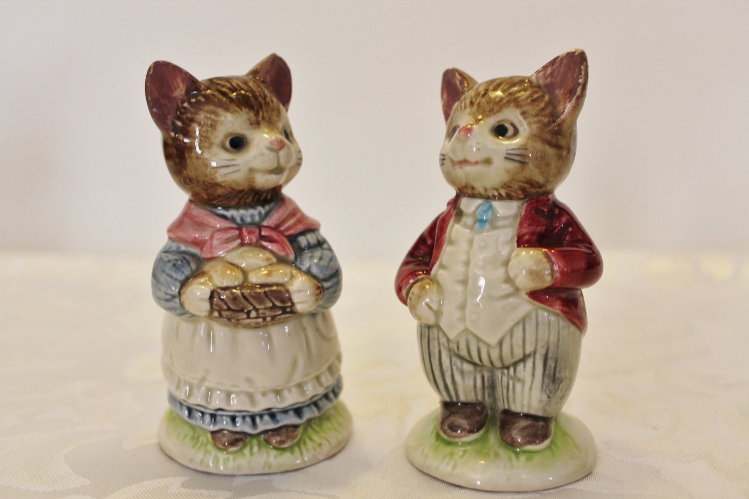 Vintage Otagiri Cat Kitten Salt & Pepper Shakers