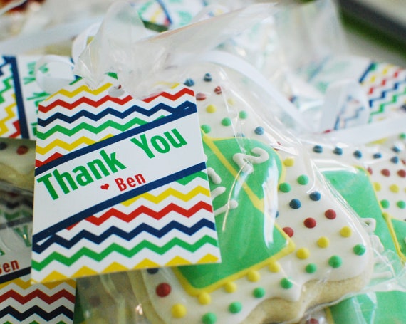 SESAME STREET Inspired Birthday - Printable Favor Tags - Libby Lane Press Il_570xn