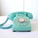 Vintage Phone, Vintage Rotary Phone, Turquoise Phone, Rotary Telephone, Aqua Rotary Phone, Vintage Western Electric Phone