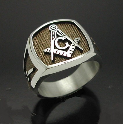 Masonic Ring 925 Sterling Silver Original by ProLineDesigns