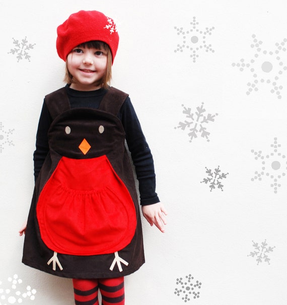 girls robin dress costume