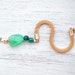 NEW Collection Green Jade Beads on Gold Mesh Cord Bracelet by pardes israel