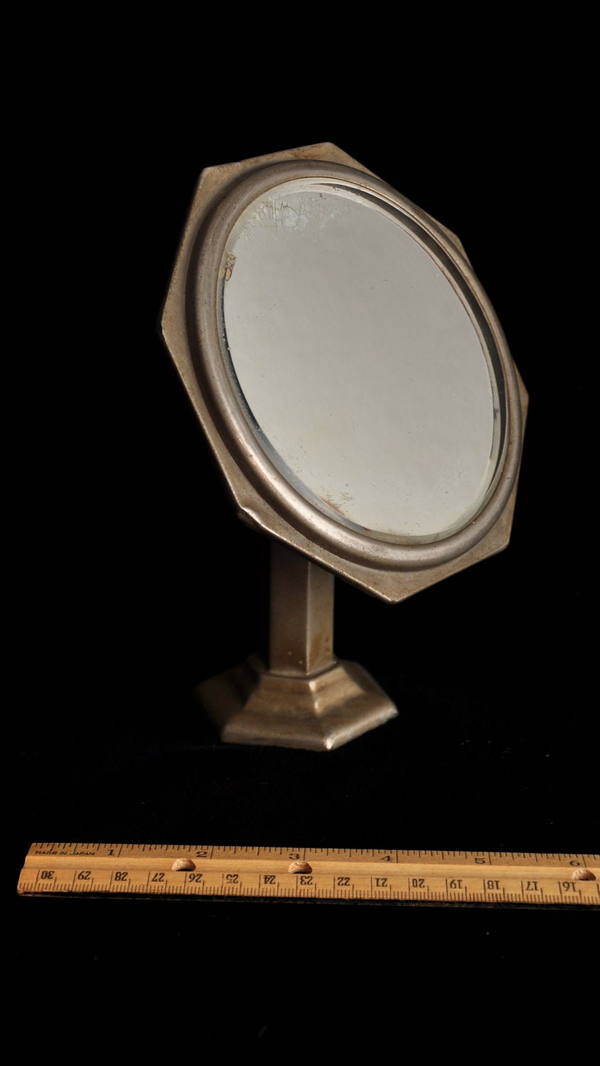 antique shaving mirror by alternativeartsupply on Etsy