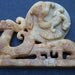 Chinese carved Jade Statue. Chilong Dragon and Flying Dragon.