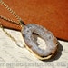 Geode Necklace, Geode Slice Necklace, Geode Jewelry