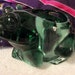 Vintage Green Glass Frog Candle Holder made by Indiana Glass Mint Condition Only 8 USD