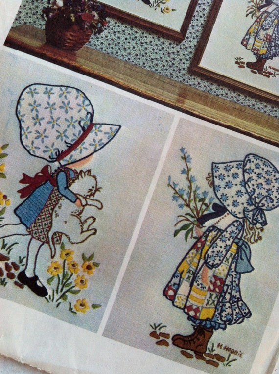 1973 Holly Hobbie Simplicity Embroidery Pattern