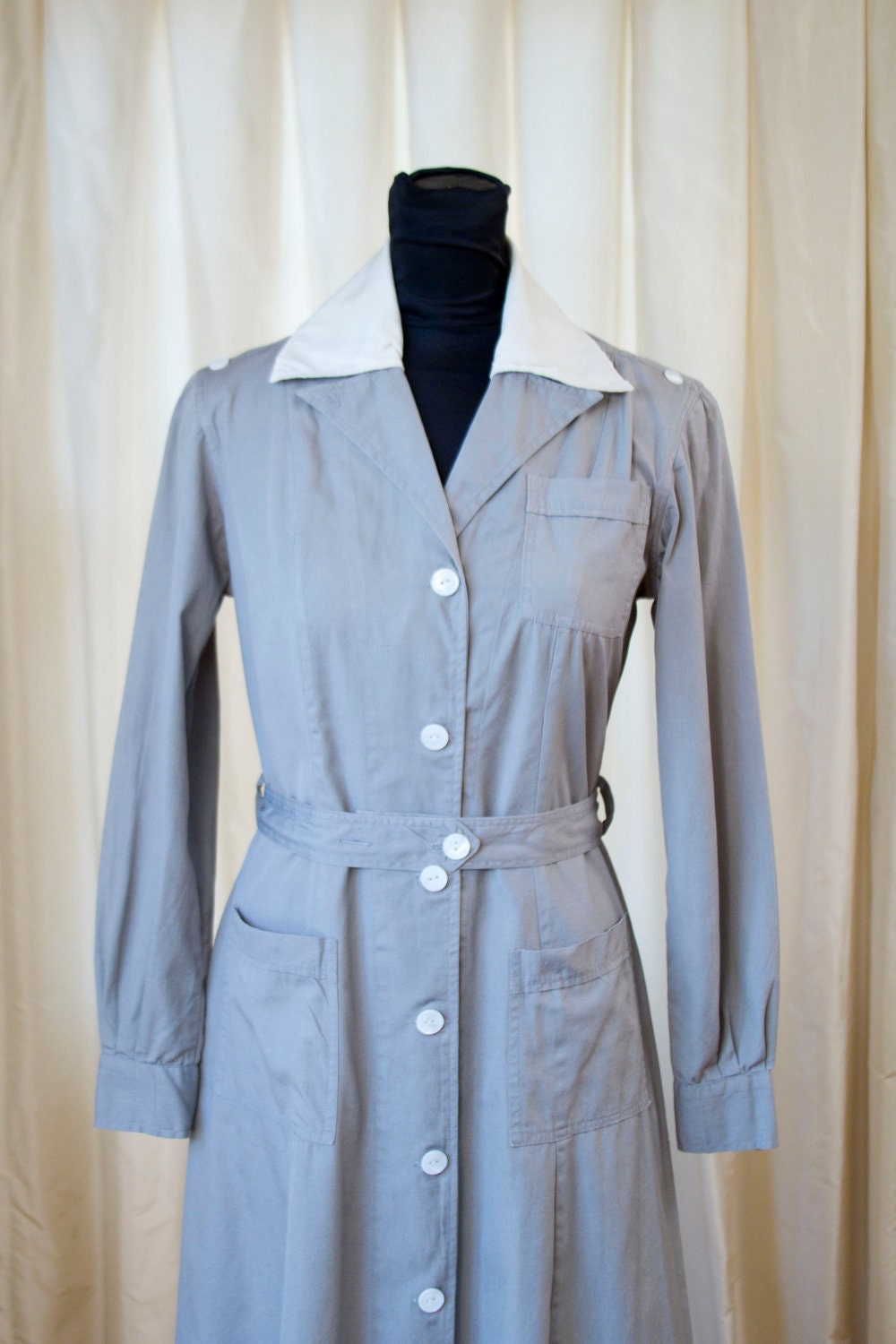 1940's Grey Red Cross Nurse Uniform