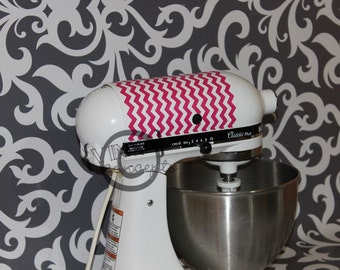 Kitchen Aid Mixer Chevron Decal - Vinyl Wall Art