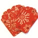 Red and White Snowflake Holiday Gift Tags Medium Gift Tags - Set of 10