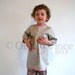Toddler santas little helper Christmas dinner cookery smock cooking art craft messy play easter gift protection water resistant sleeves