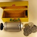 Mid-Century Cake Decorating Set in Folk Art painted box