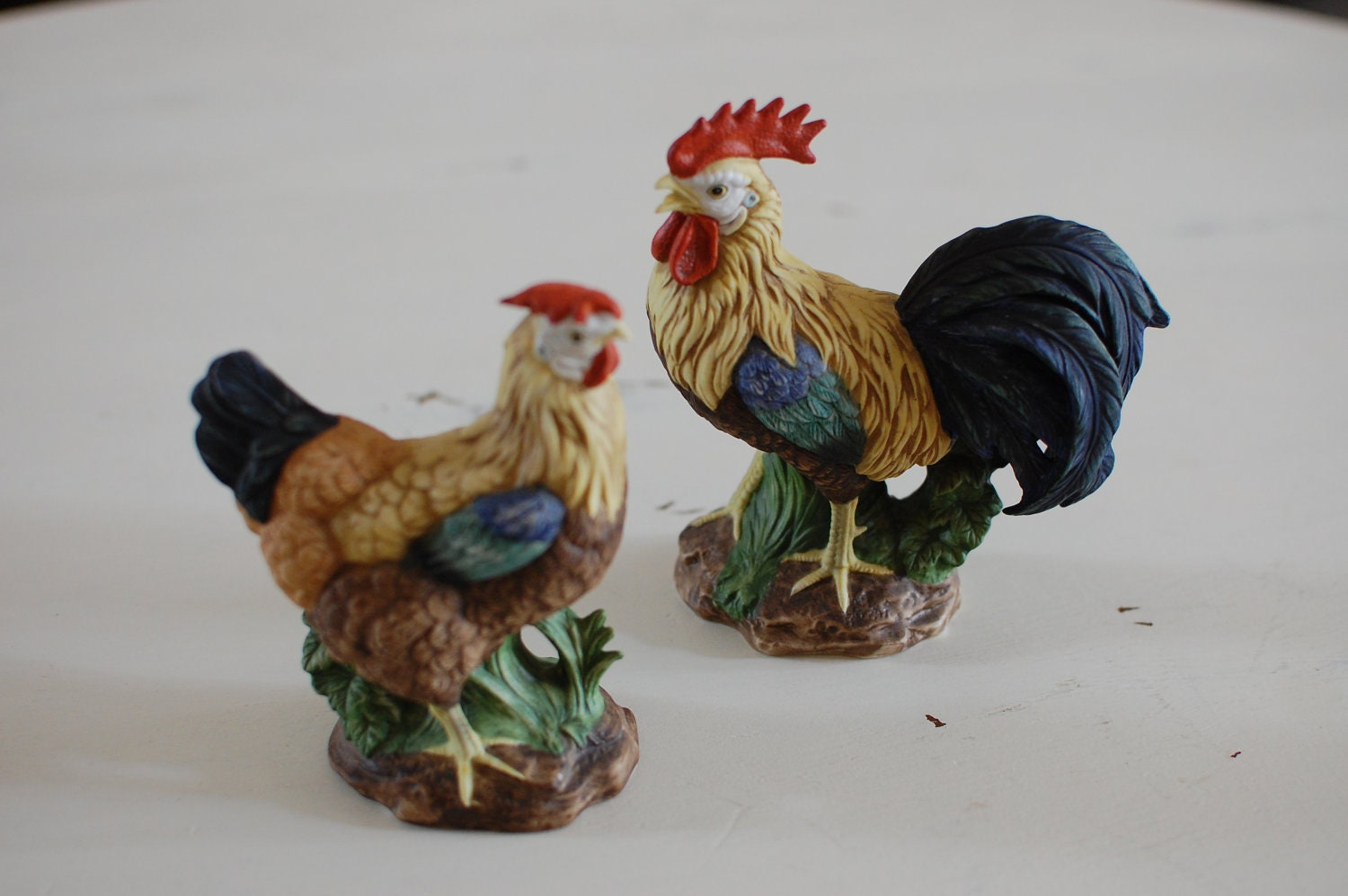 lefton rooster figurine