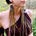 WILD MAIDEN Long Feather Earrings SALE