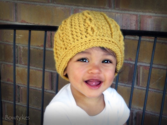 crochet pattern newborn double beanie beanie  CROCHET Helix Hat  PATTERN download Double instant cable