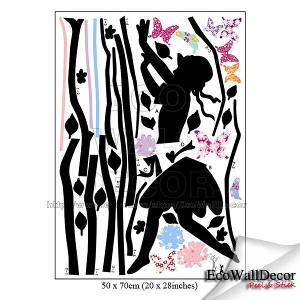 PEEL and STICK Removable Vinyl Wall Sticker Mural Decal Art
