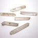 Tibetan Pink Quartz Points 34mm - 41mm Lot of 6 Raw Crystals (Lot No. 1103)