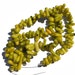 1 Strand Olive Green Bamboo Coral Cupolini Stick Beads