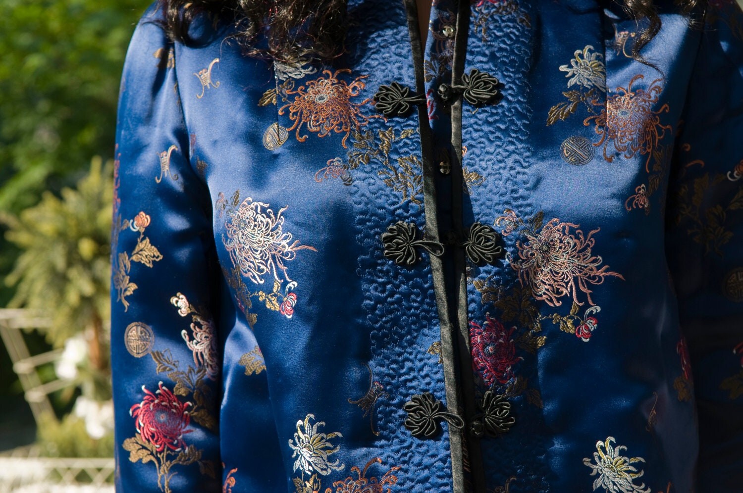 Silk Floral Quilted Jacket