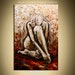 Original Modern Gallery Quality Professional Oil Painting by Paula Nizamas, Size 36" tall and 24" wide