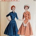 Vintage 1950s Butterick Misses' Women's Two Piece Dress Pattern 7313 Size 14 (32" Bust)