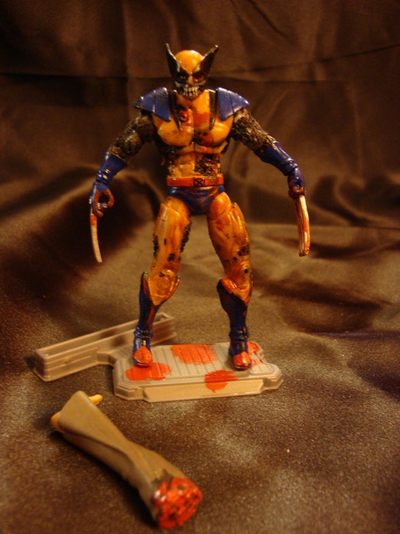 Marvel Zombies custom ZOMBIE WOLVERINE action by