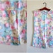 vtg 80's floral PASTEL romper / one piece