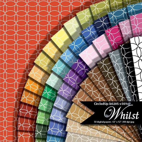 Digital Paper Digital Scrapbooking Digital Papers Printable Geometric Digital paper Abstract : b0205C v301 IP Il_570xn