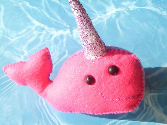 purple narwhal plush