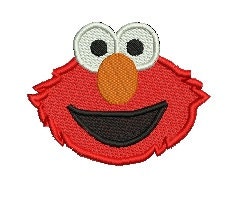 Elmo Embroidery Design Elmo Design Elmo Filled Sesame