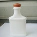Vintage Milk Glass Bottle