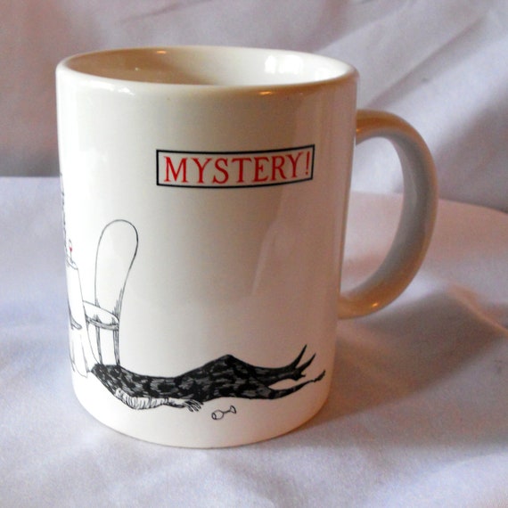 Edward Gorey PBS Mystery Mug by TheRiCharmedLife on Etsy