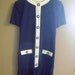 80s 90s Nautical Dress VINTAGE