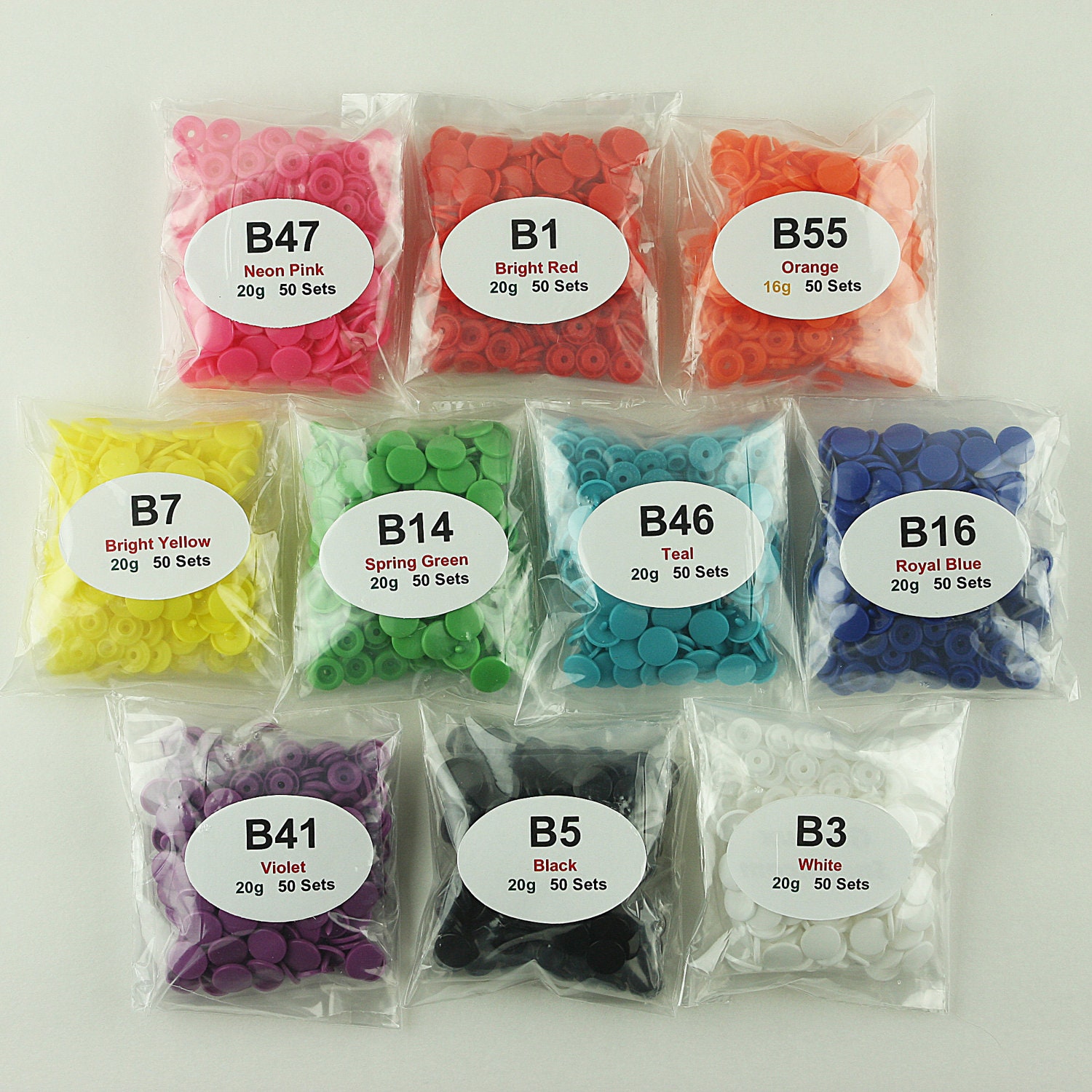 500 KAM Snaps Plastic/Resin for