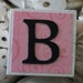 Reserved - Custom Order - Boy Name Block Set - Zebra