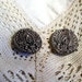 Upcycled Antique Button Earrings/Silver Luster. New Posts added.