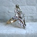 Spectacular Ornate Victorian Platinum/Rose Gold Diamond Ring - 0.85ct.