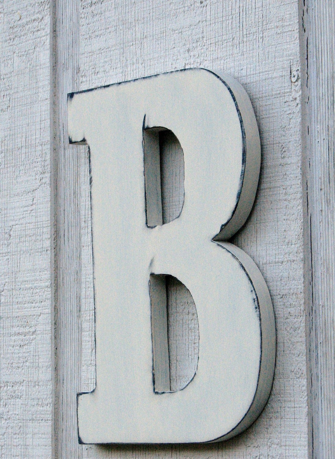 Guest Book Wooden Letters Rustic Letter B Home Decor