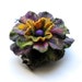 Felt Flower Brooch Green Flower Felted Brooch