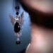 Black Onyx Gothic Wing Earrings - Gothic Jewelry - Wing jewelry