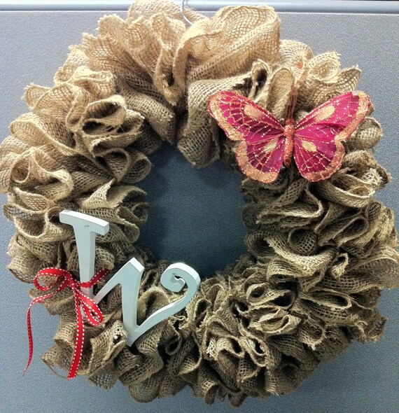 Items similar to Burlap Wreaths on Etsy