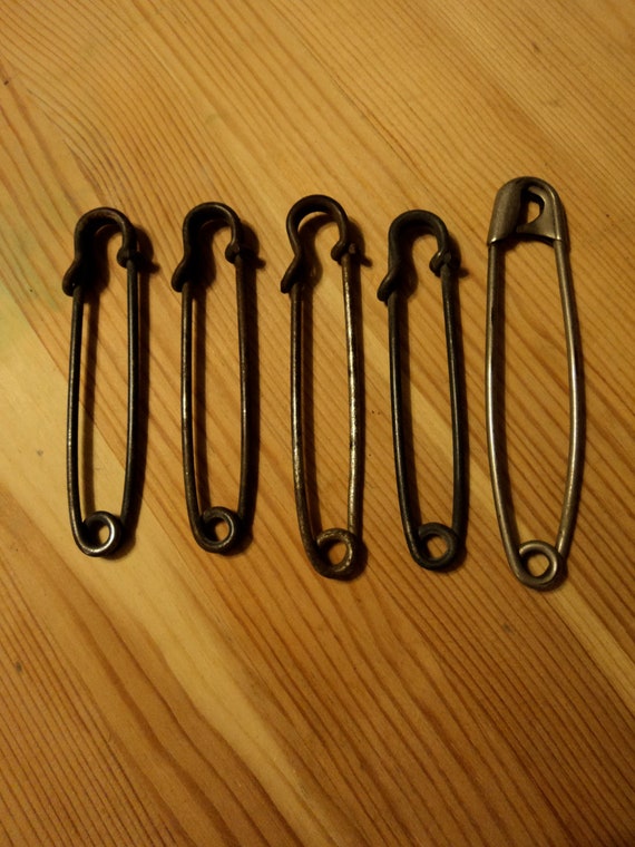 Large industrial safety pins