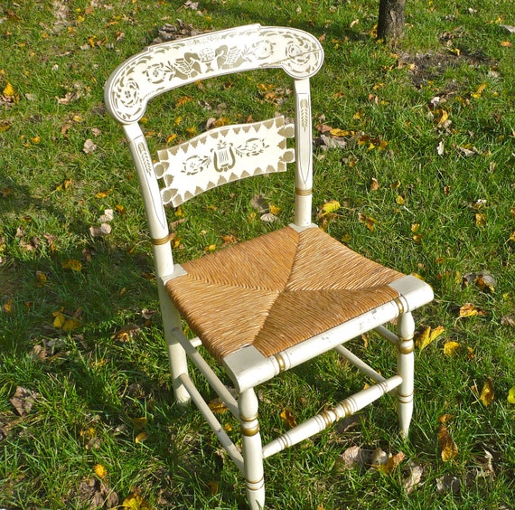 Rush Seat Chair Ethan Allen Furniture Chair