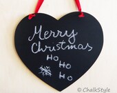 Large Chalkboard Reusable for Christmas, Wedding, Photo Prop Chalk Board Sign with Red Ribbon Il_170x135