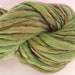 Forest canopy - thick and thin hand spun, hand dyed wool yarn. Pure Australian 21 micron merino wool.
