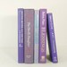 PURPLE & VIOLET-Vintage Decorative Books, Wedding Table Settings, Interior Design, Wedding decor, Book Bundle,